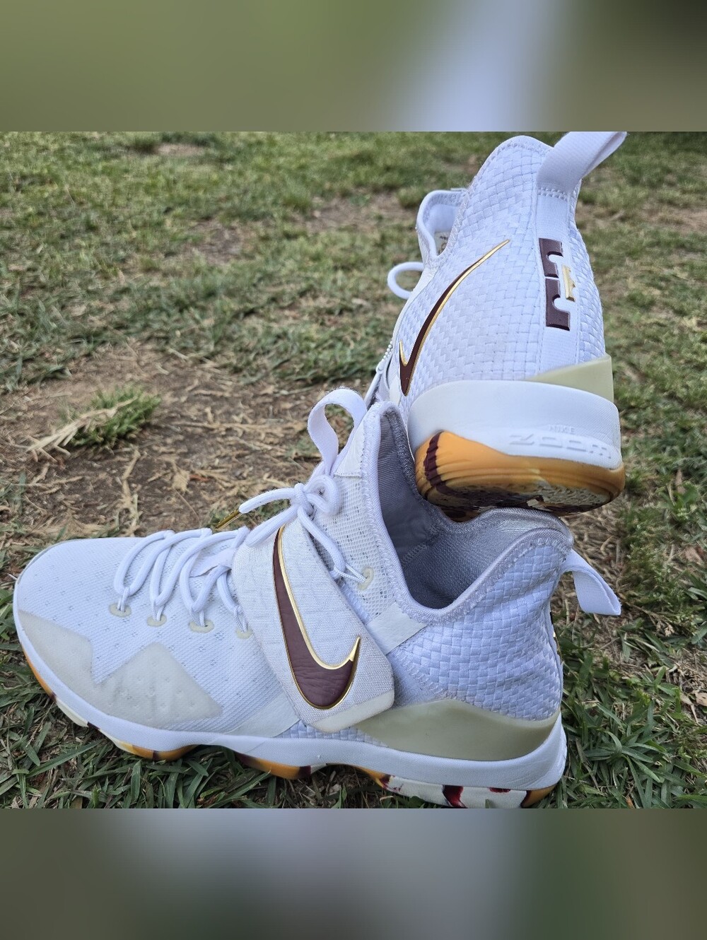Nike LeBron 14 White Wine SIZE 14